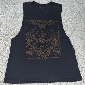 Small Obey muscle tee